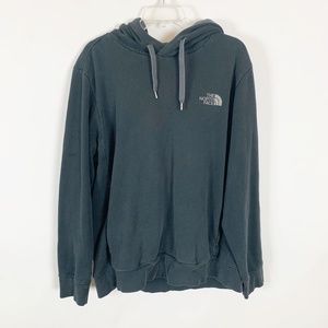 TNorthface Mens Dark Grey Hooded Sweatshirt Size L